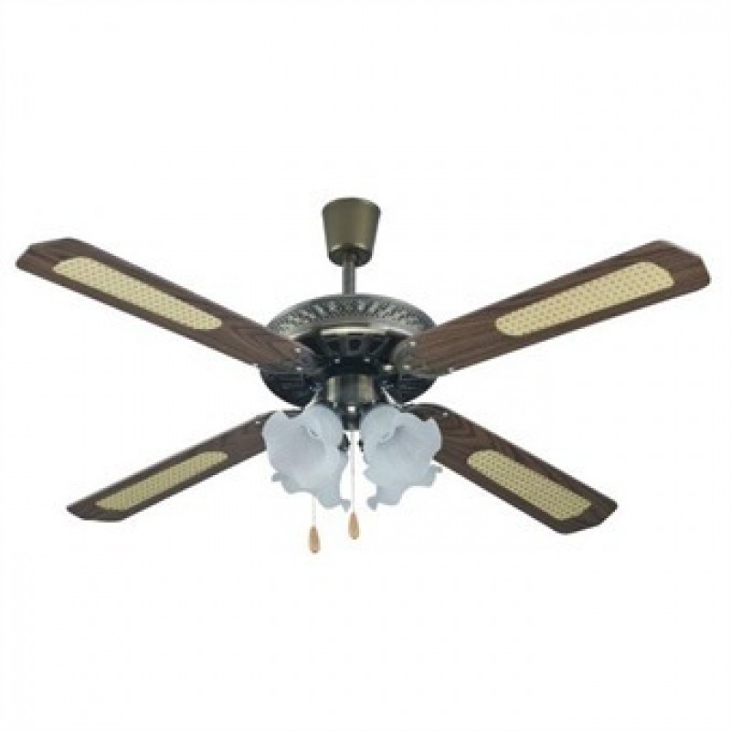 PRIMO PRCF-80279 Ανεμιστήρας Οροφής 4 Φτερά 130cm Καφέ (800279)